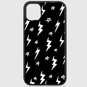 BOLTS and Stars Black Phone Case